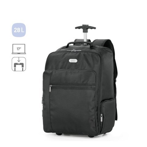 AVENIR. Laptop trolley rygs&aelig;k17" i 1680D og 300D polyester
