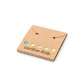 AINSLEY. Set de birou 2 &icirc;n 1, fabricat din h&acirc;rtie 100% reciclată, cu 6 blocuri de notițe adezive