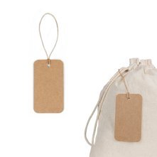 LABEL RECTANGULAR. Etiketa izrađena od 100% recikliranog papira (700 g/m&sup2;) pravokutnog oblika