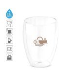 MACHIATO CUP. Hrnek z borosilik&aacute;tov&eacute;ho skla 350 ml
