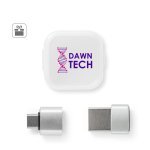 MINSKY. Set de 2 adaptadores USB-A / USB-C de aluminio