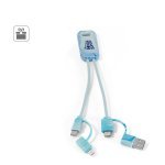 BERNERS. Supernopea 6-in-1 USB-kaapeli kierr&auml;tetyst&auml; PET-muovista (100 % rPET)