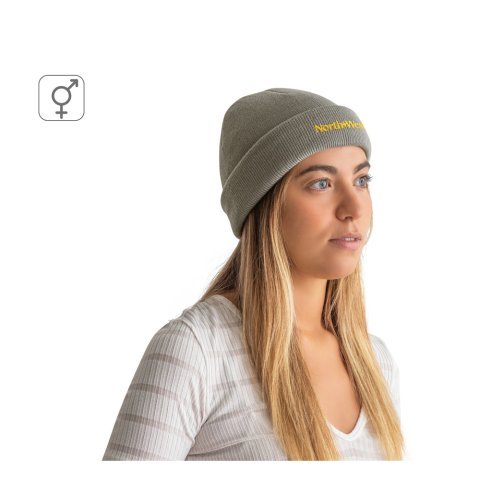 CARL. Mykstrikket unisex-lue med dobbelt lag i resirkulert polyester (100 % rPET)