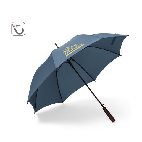 APOLO. Gerecycled polyester (100% rPET) pongee paraplu met automatische opening