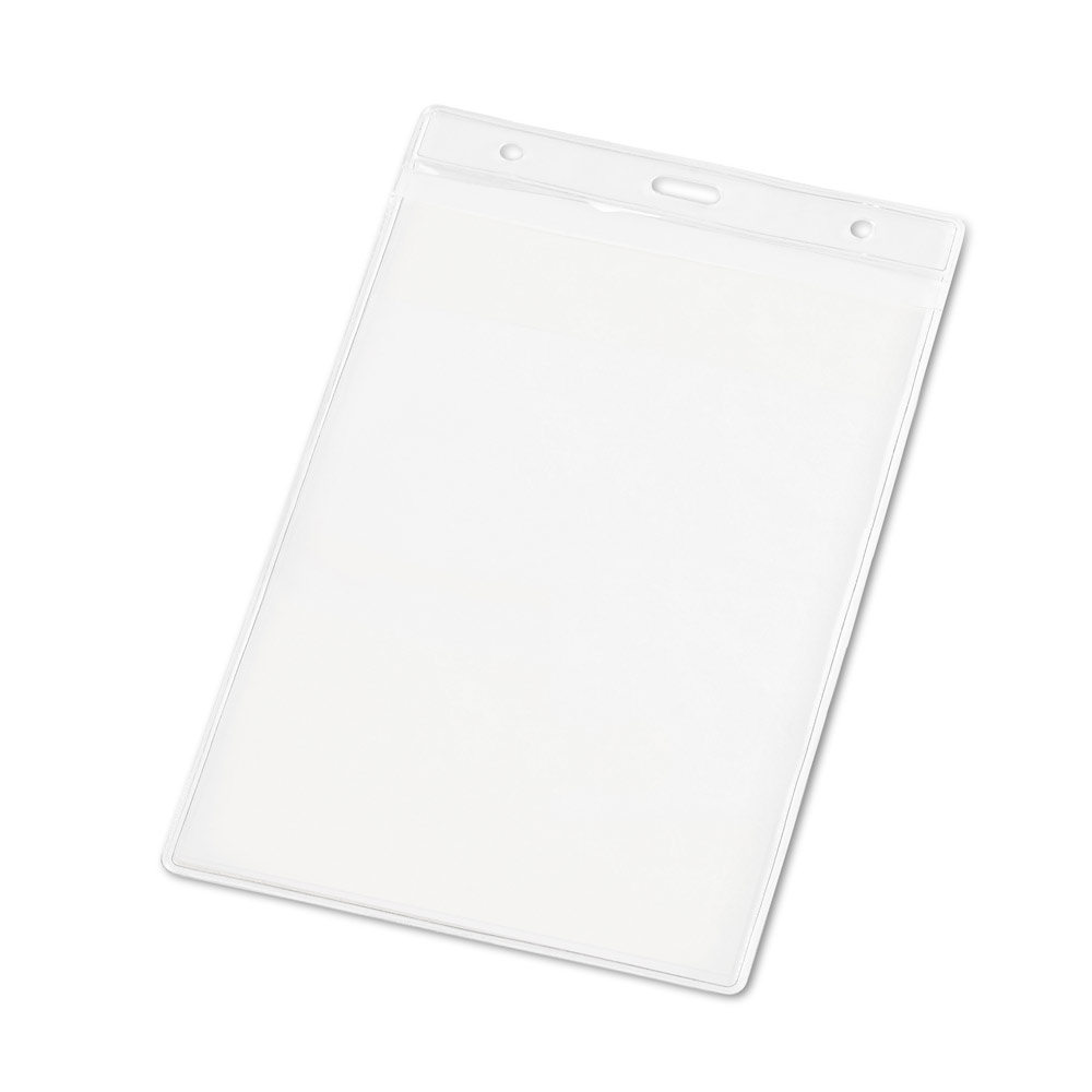 75160 — Porta-crachá PVC vertical (102×148mm)