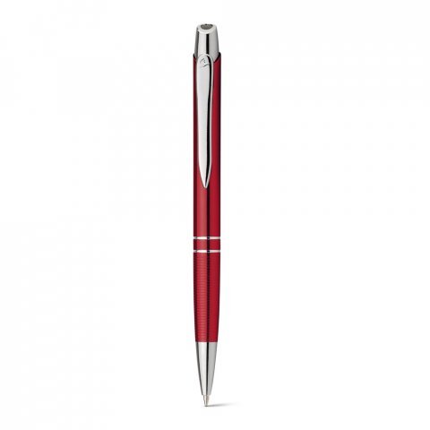 11081. Stylo &agrave; bille en aluminium - Rouge