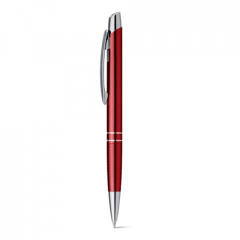 11081. Stylo &agrave; bille en aluminium - Rouge