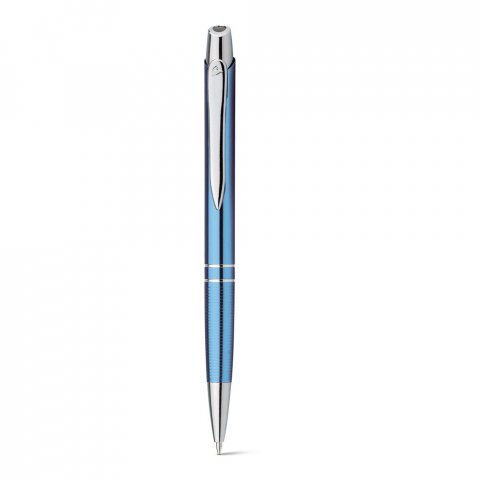 11081. Stylo &agrave; bille en aluminium - Bleu clair