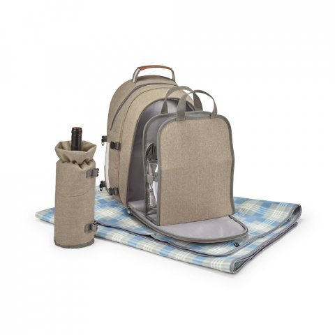 11149. Termisk picnic-rygs&aelig;k i 600D polyester med h&oslash;j densitet - Lysebrun