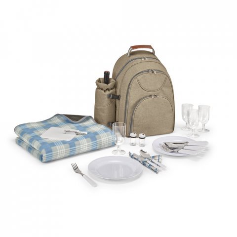 11149. Termisk picnic-rygs&aelig;k i 600D polyester med h&oslash;j densitet - Lysebrun