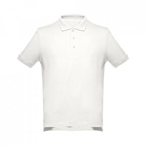 THC ADAM II. Polo de hombre - Blanco pastel