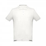 THC ADAM II. Polo de hombre - Blanco pastel