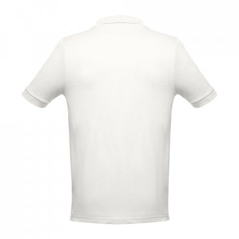 THC ADAM II. Polo de hombre - Blanco pastel