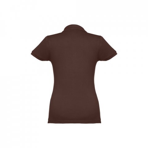 THC EVE II. Women's polo shirt - Dark brown