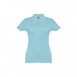 THC EVE II. Women's polo shirt - Light blue