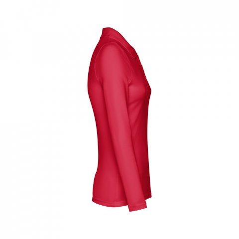 THC BERN WOMEN II. Damen Langarm-Poloshirt - Rot