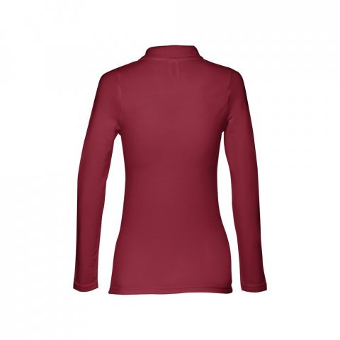THC BERN WOMEN II. Damen Langarm-Poloshirt - Burgunder