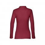 THC BERN WOMEN II. Damen Langarm-Poloshirt - Burgunder