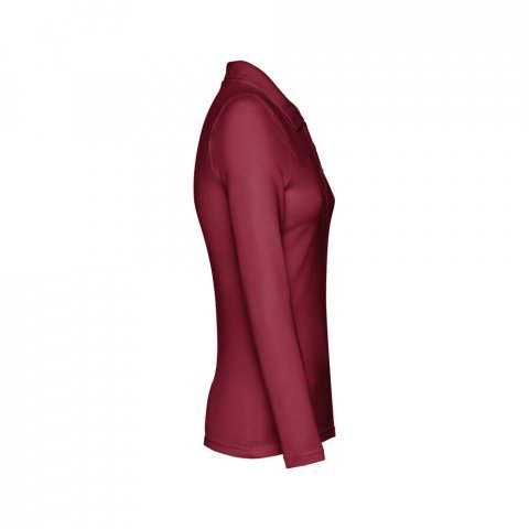 THC BERN WOMEN II. Damen Langarm-Poloshirt - Burgunder