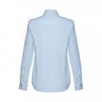 THC TOKYO WOMEN II. Camisa oxford de manga comprida para senhora - Azul claro