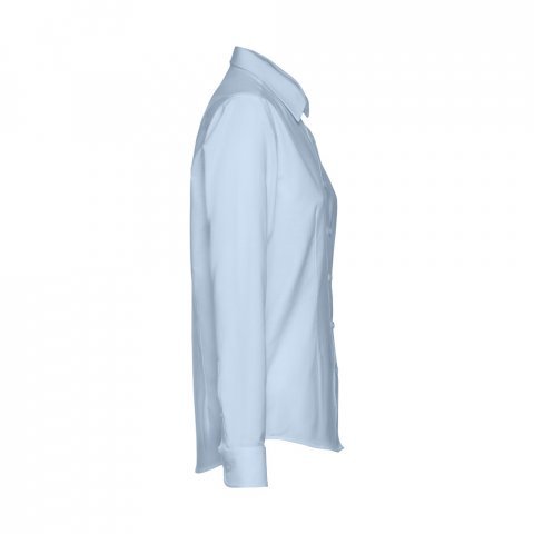 THC TOKYO WOMEN II. Camisa oxford de manga comprida para senhora - Azul claro