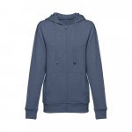 THC AMSTERDAM WOMEN II. Women's hoodie in cotton and polyester with full zip