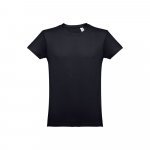 THC LUANDA. T-shirt homme en coton tubulaire - Noir
