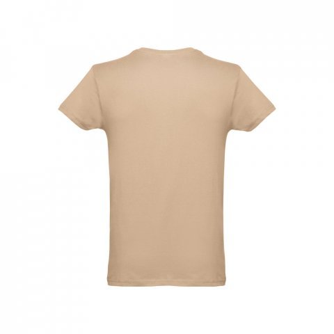 THC LUANDA. T-shirt homme en coton tubulaire - Brun clair