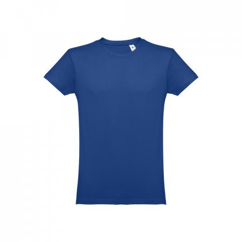 THC LUANDA. T-shirt homme en coton tubulaire - Bleu royal