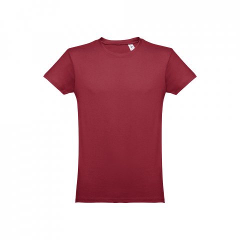 THC LUANDA. T-shirt homme en coton tubulaire - Bordeaux
