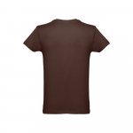 THC LUANDA. T-shirt homme en coton tubulaire - Marron fonc&eacute;