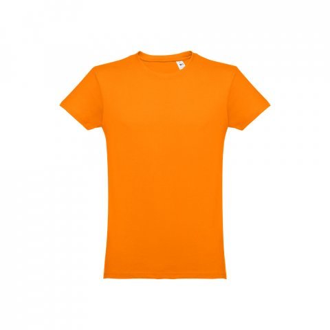 THC LUANDA. T-shirt homme en coton tubulaire - Orange