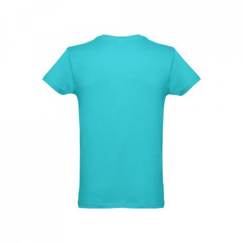 THC LUANDA. T-shirt homme en coton tubulaire - Turquoise