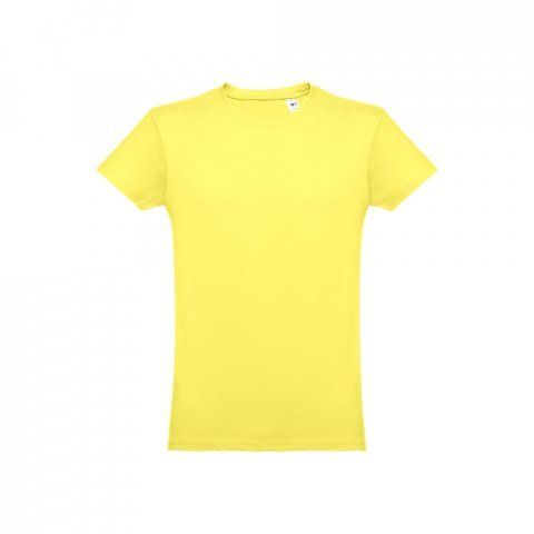THC LUANDA. T-shirt homme en coton tubulaire - Jaune citron