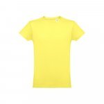 THC LUANDA. T-shirt homme en coton tubulaire - Jaune citron
