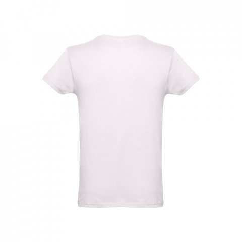 THC LUANDA. T-shirt homme en coton tubulaire - Rose pastel