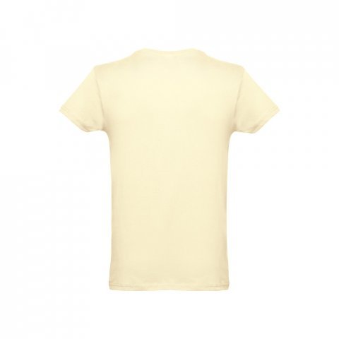 THC LUANDA. T-shirt homme en coton tubulaire - Jaune pastel