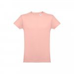 THC LUANDA. T-shirt homme en coton tubulaire - Rose saumon