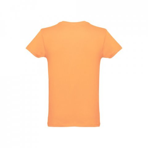 THC LUANDA. T-shirt homme en coton tubulaire - Orange corail