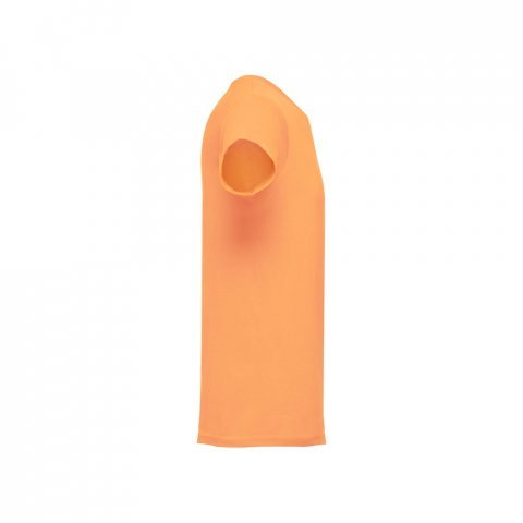 THC LUANDA. T-shirt homme en coton tubulaire - Orange corail