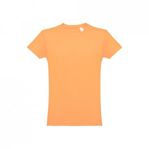 THC LUANDA. T-shirt homme en coton tubulaire - Orange corail
