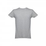 THC LUANDA. T-shirt homme en coton tubulaire - Gris clair matte