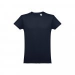 THC LUANDA. T-shirt homme en coton tubulaire - Bleu nuit