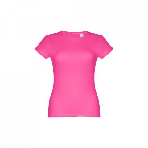 THC SOFIA. D&aacute;msk&eacute; bavlněn&eacute; tričko s p&aacute;skem - Růžov&aacute;