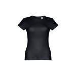 THC SOFIA. D&aacute;msk&eacute; bavlněn&eacute; tričko s p&aacute;skem - Čern&aacute;