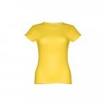 THC SOFIA. D&aacute;msk&eacute; bavlněn&eacute; tričko s p&aacute;skem - Žlut&aacute;