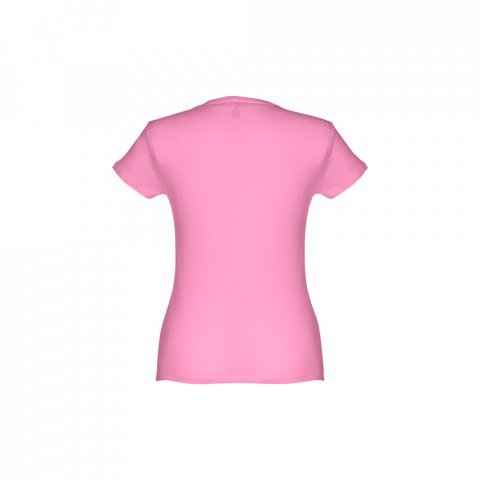 THC SOFIA. D&aacute;msk&eacute; bavlněn&eacute; tričko s p&aacute;skem - Světle růžov&aacute;