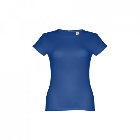THC SOFIA. D&aacute;msk&eacute; bavlněn&eacute; tričko s p&aacute;skem - Kr&aacute;lovsk&aacute; modr&aacute;