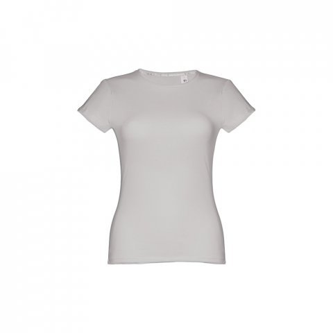 THC SOFIA. D&aacute;msk&eacute; bavlněn&eacute; tričko s p&aacute;skem - Světle &scaron;ed&aacute;