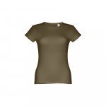 THC SOFIA. D&aacute;msk&eacute; bavlněn&eacute; tričko s p&aacute;skem - Vojensk&aacute; zelen&aacute;